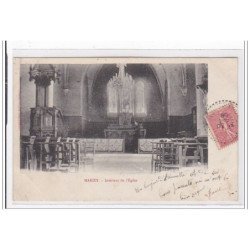 MARIZY : intérieur de l'eglise - tres bon etat