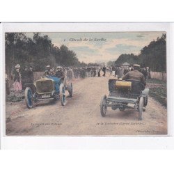SARTHE: circuit de la sarthe, automobile de course, le départ aux tribunes, de la touloubre, Bayard - très bon état