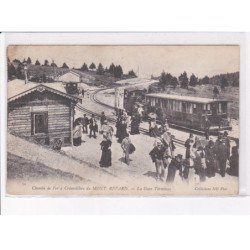 MONT REVARD: chemin de fer à crémaillère, la gare terminus - très bon état