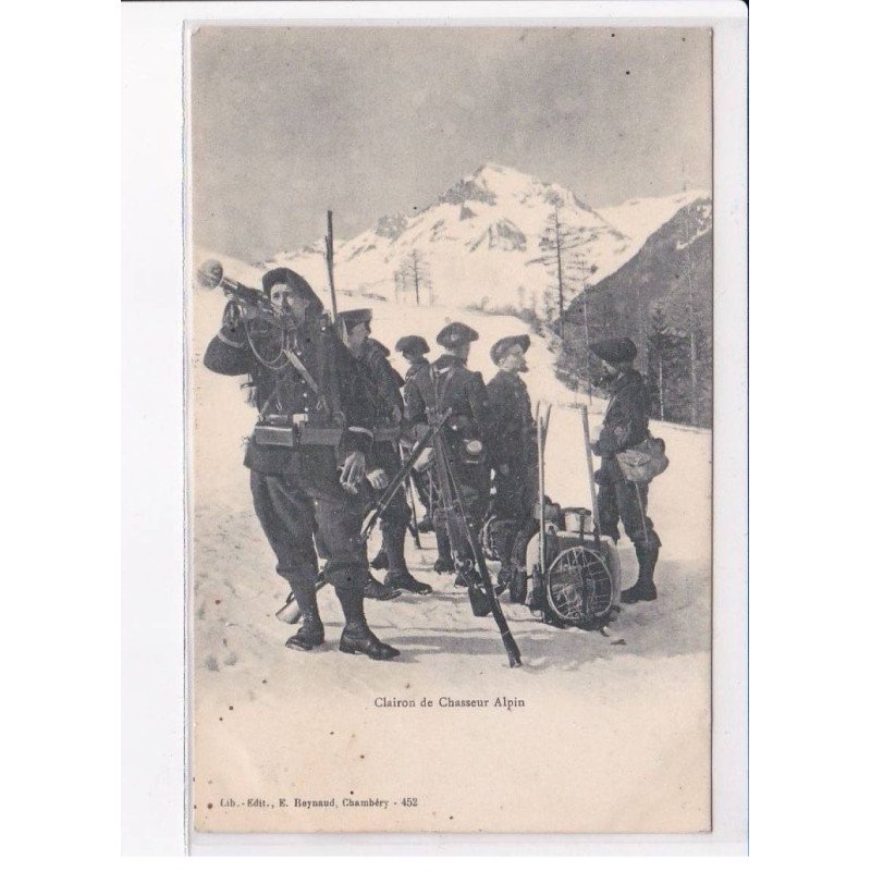 SAVOIE: clairon de chasseur alpin - très bon état