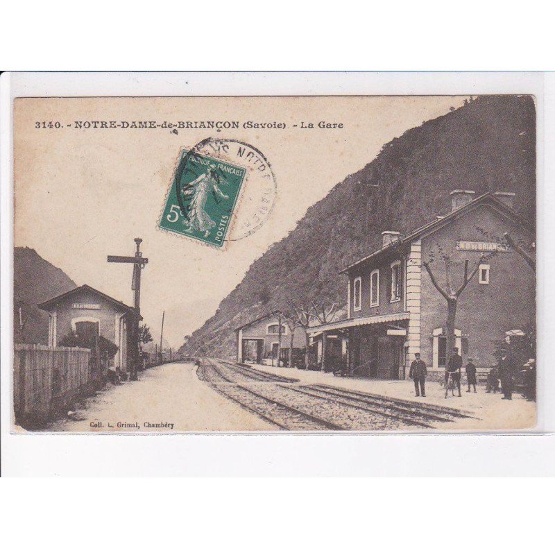 NOTRE-DAME-de-BRIANCON: la gare - état