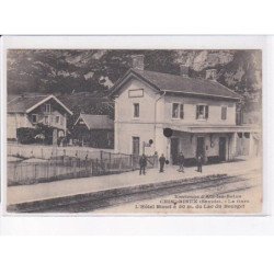 CHINDRIEUX: la gare, l'hôtel bimet du lac du bourget - état