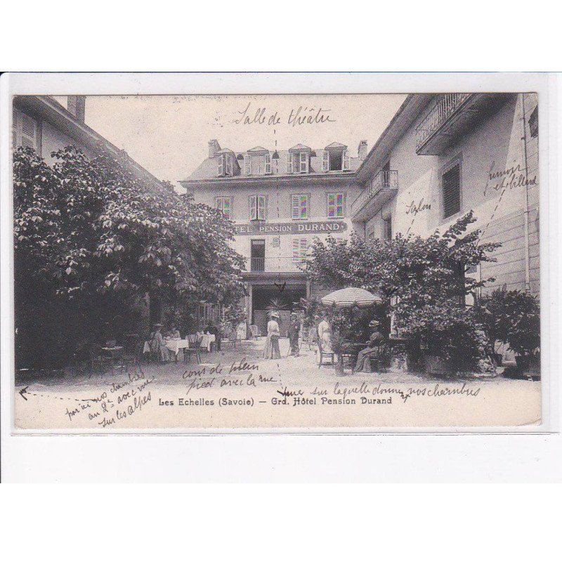 LES ECHELLES: grand hôtel pension durand - très bon état