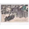LA ROCHETTE: paysage d'hiver dans les gorges de calvin, stalactites de glace bobsleighs Bayard - très bon état