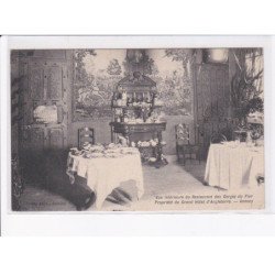 ANNECY: vue intérieure du restaurant des gorges du fier propriété du grand hôtel d'angleterre - très bon état