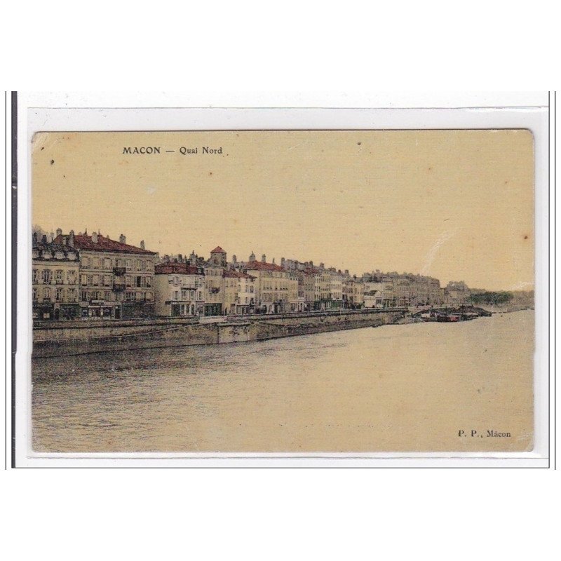 MACON : quai nord - tres bon etat