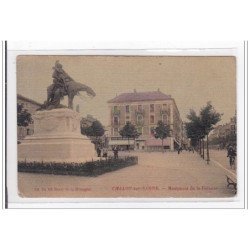 CHALON-sur-SAONE : monument de la defense - tres bon etat