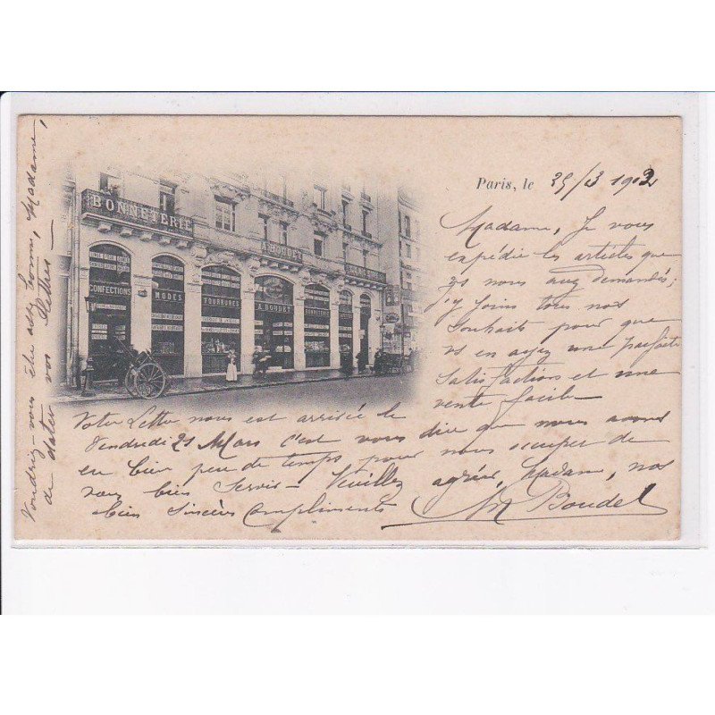 PARIS: 75002: bonneterie - état