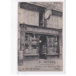 PARIS: 75003, F. Nitzel, fabricant joallier horloger de la marine de l'est - très bon état