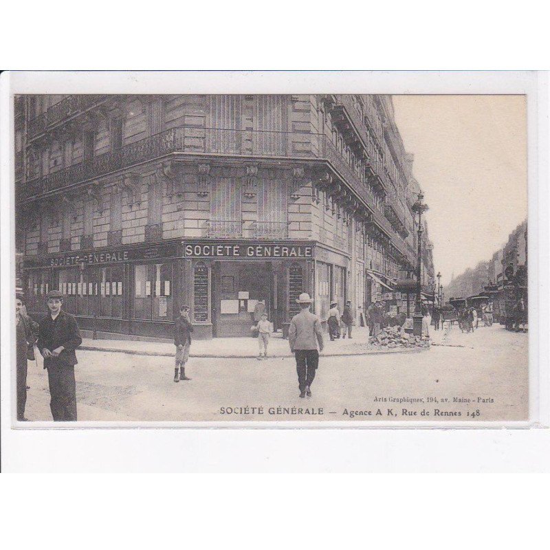 PARIS: 75006: société générale, agence A K rue de rennes 148 - très bon état
