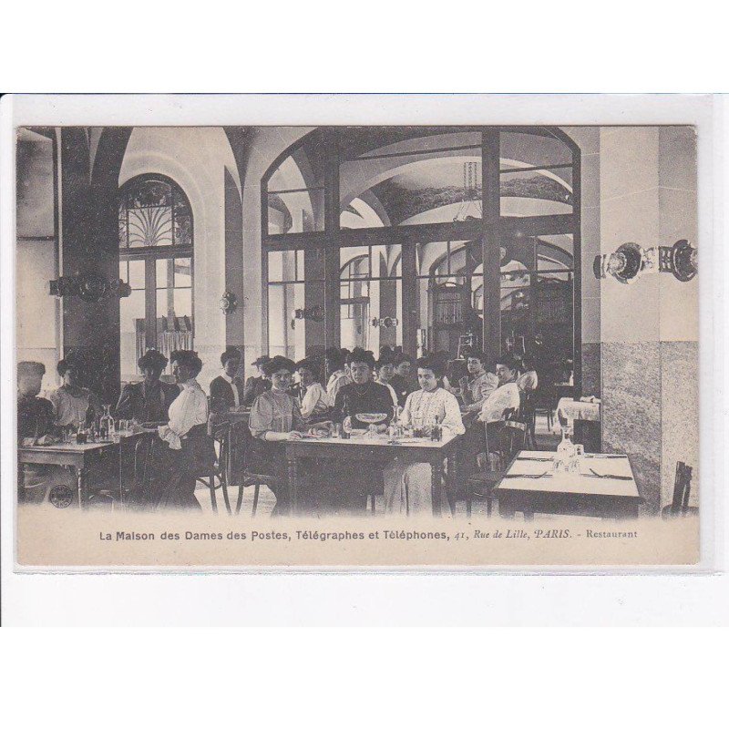 PARIS: 75007: maison des dames des postes télégraphes et téléphones, restaurant - très bon état