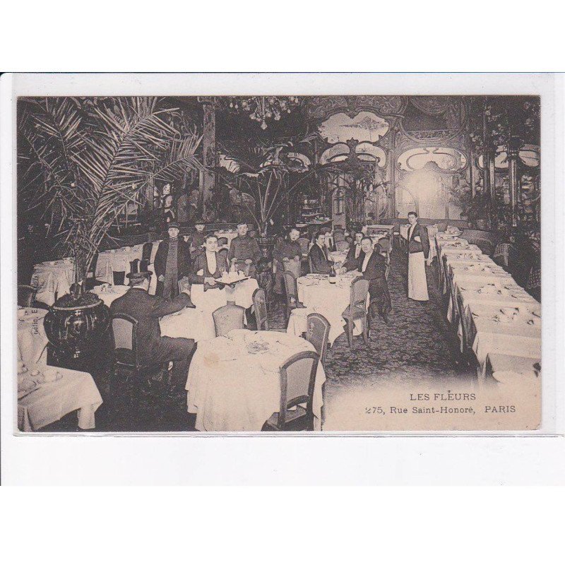 PARIS: 75008: les fleurs 275 rue saint-honoré, restaurant - très bon état