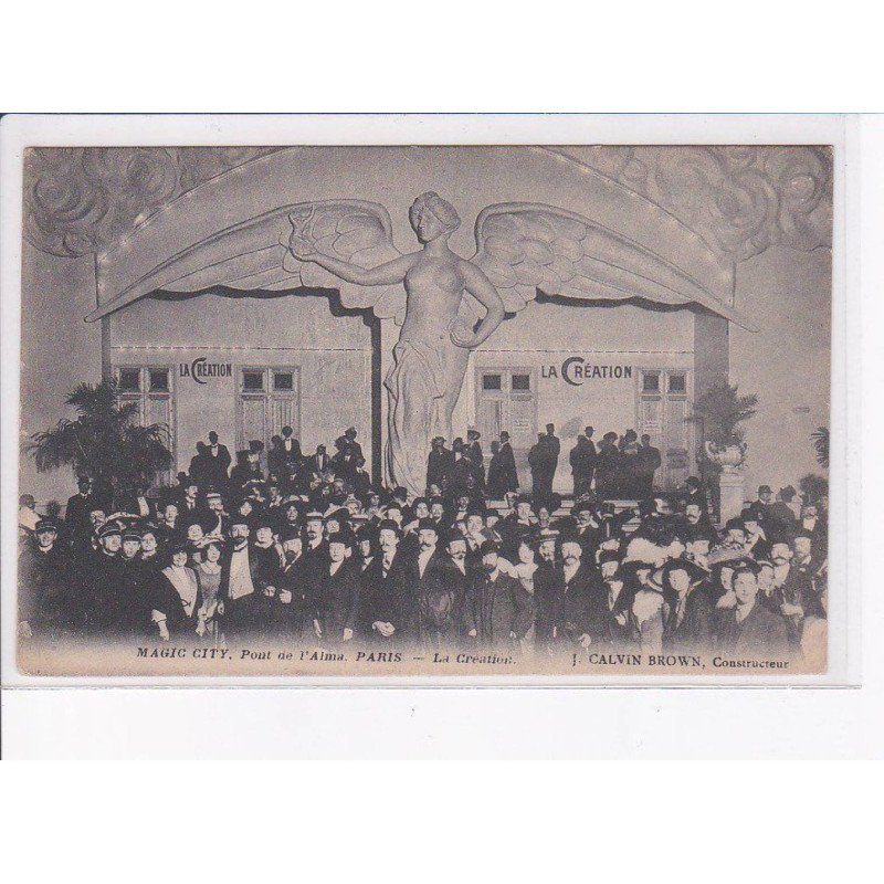 PARIS: 75008: magic city, pont de l'alma la création - très bon état