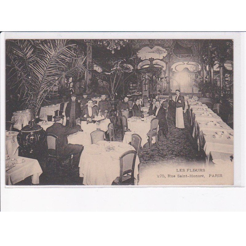 PARIS: 75008: les fleurs, restaurant - très bon état