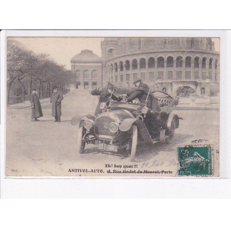 PARIS: 75009: eh! ben quoi!!! antivol-auto - état