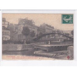 PARIS: 75010: le pont grangé-aux-bottes, quai valmy, vue prise du quai jemmapes - très bon état