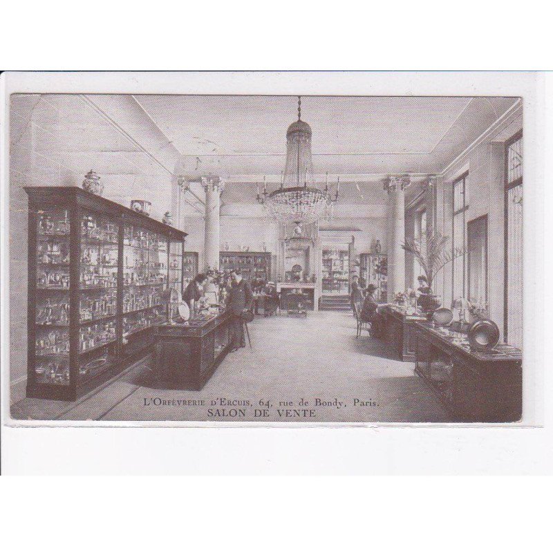 PARIS: 75010: orfèvrerie d'ercuis, salon de vente - très bon état