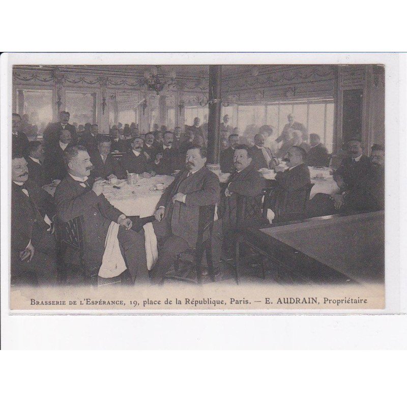 PARIS: 75010: brasserie de l'espérance - très bon état