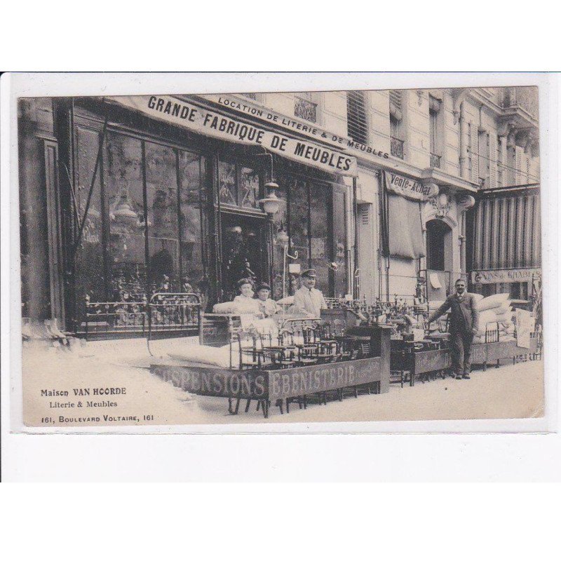PARIS: 75011: maison van hoorde librairie et meubles - état