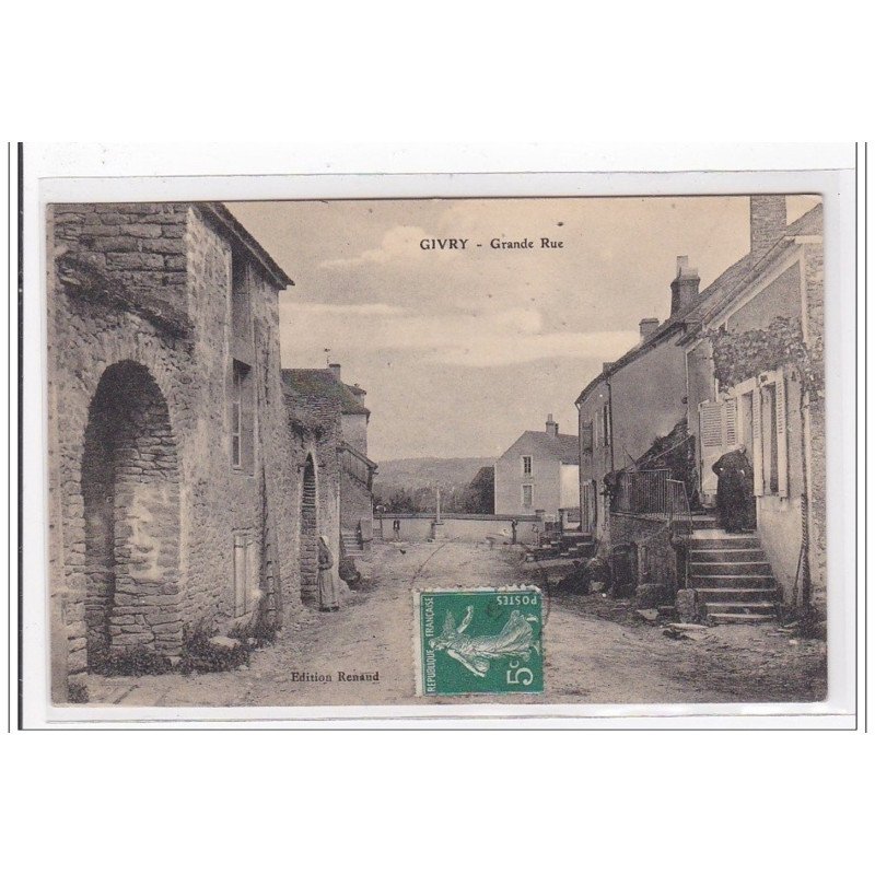 GIVRY : grande rue - tres bon etat