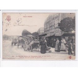 PARIS: 75012: tout paris, le marché cours de vincennes, pont du chemin de fer de ceinture - très bon état