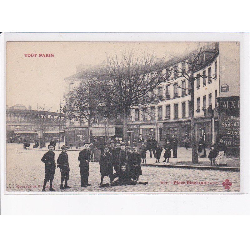 PARIS: 75013: tout paris, place pinel - très bon état