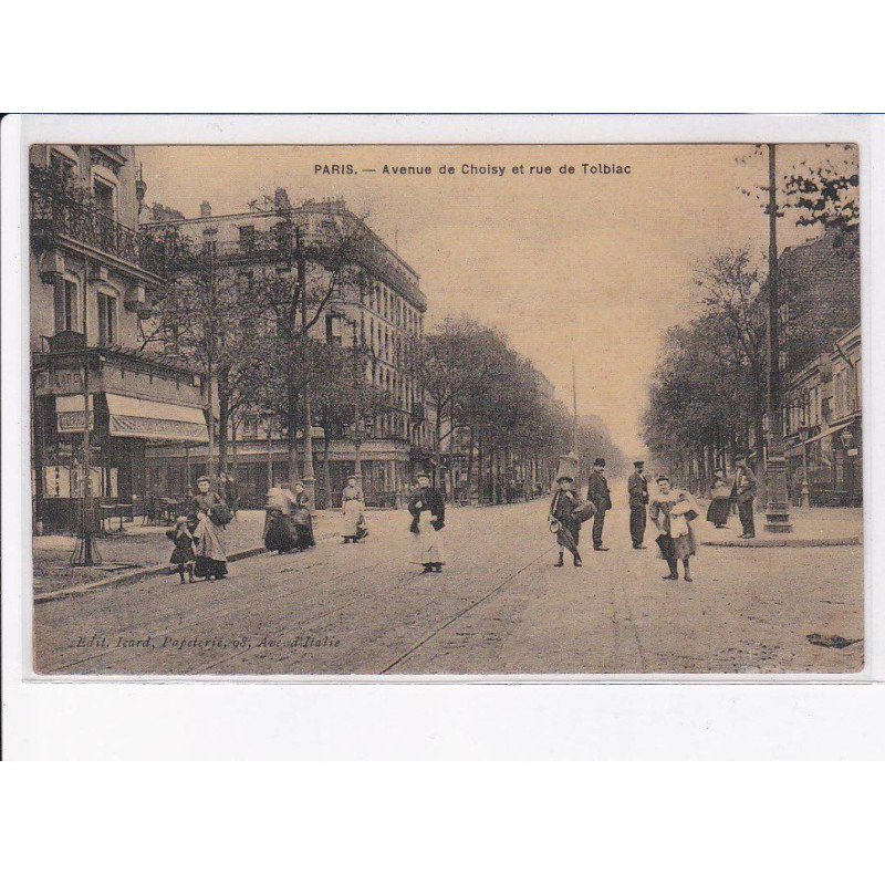 PARIS: 75013: avenue de choisy et rue de tolbiac - état