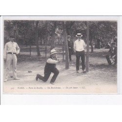 PARIS: 75012: porte de reuilly, un boulodrome, un joli lancer - très bon état