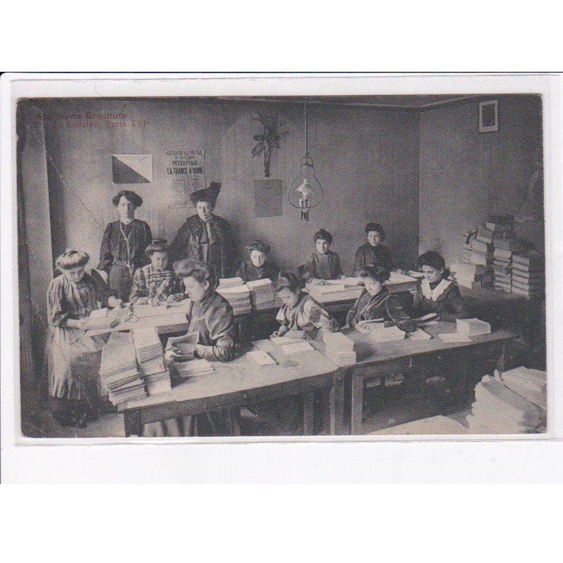 PARIS: 75016: atelier de brochure - état