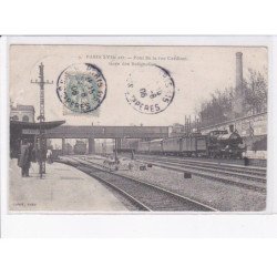 PARIS: 75017: pont de la rue cardinet, gare des batignolles - état