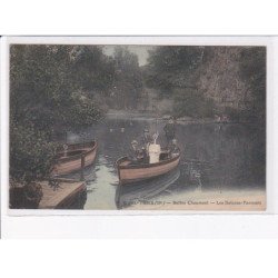 PARIS: 75019: buttes chaumont, les bateaux-passeurs - très bon état