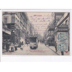 PARIS: 75020: rue de belleville, descente du funiculaire, tout paris - très bon état