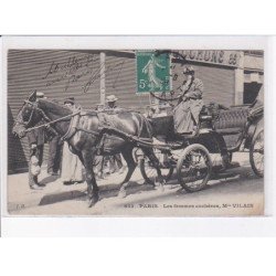PARIS: les femmes cochères Mlle Vilain - état