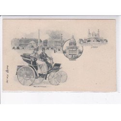 PARIS: place de la concorde, les invalides, trocadero - très bon état