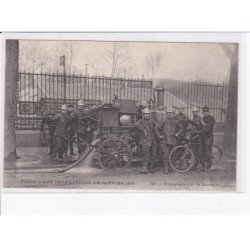 PARIS: les inondations de janvier 1910, pompiers sur le désastre, gondry - très bon état