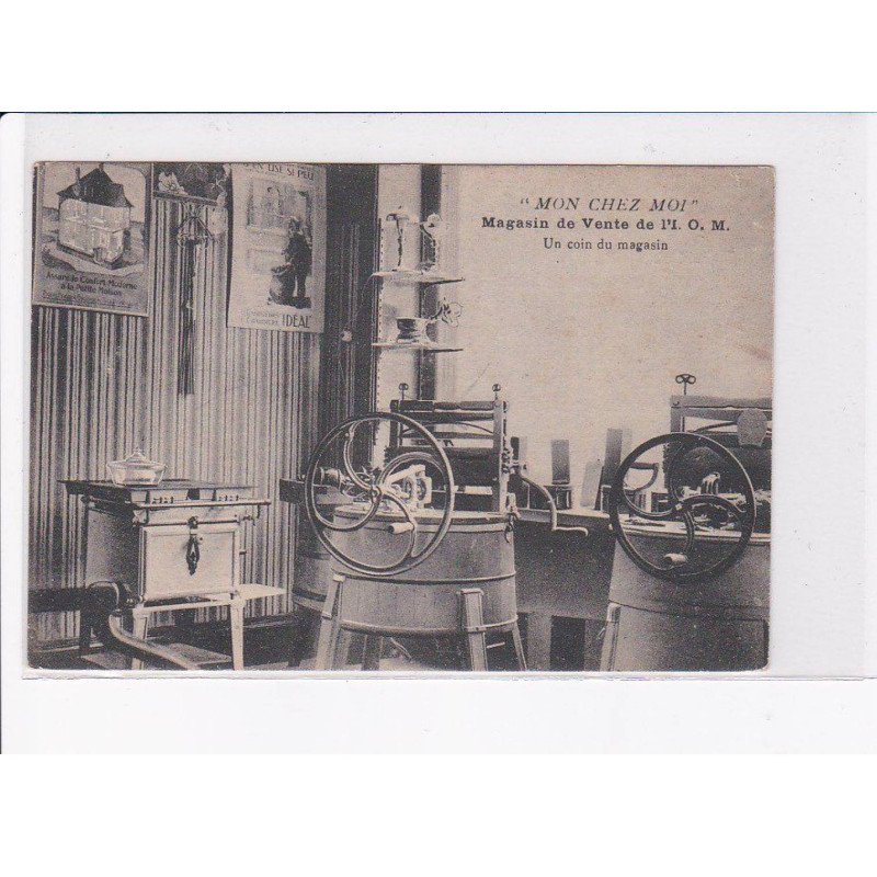 PARIS: "mon chez moi" magasin de vente de l'O.M. un coin du magasin - très bon état
