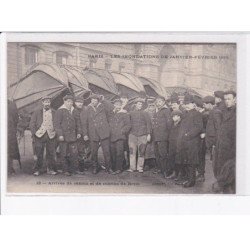 PARIS: inondations de janvier-février 1910 arrivée de canots et de marins de brest, gondry - très bon état