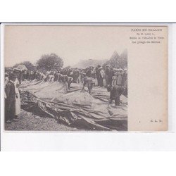 PARIS: paris en ballon, membre de l'aéro-club de france, le pliage du ballon - très bon état