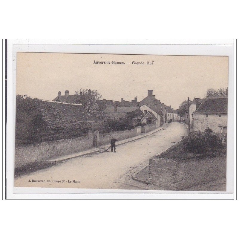 AUVERS-le-HAMON : grande rue - tres bon etat
