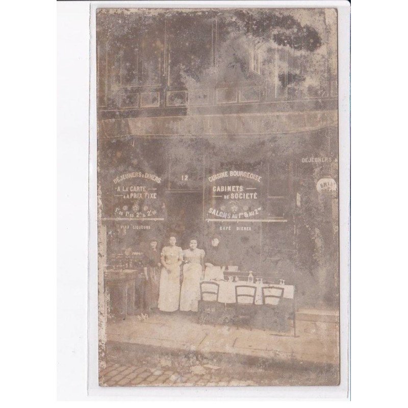 PARIS: cabinets de société, déjeuners et diners - état