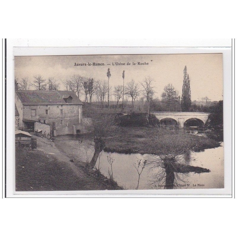 AUVERS-le-HAMON : l'usine de la roche - tres bon etat