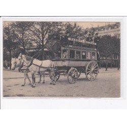 PARIS: les transports à paris, omnibus à deux chevaux - très bon état
