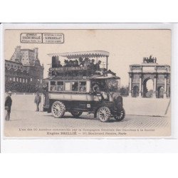 PARIS: eugene brillé, l'un des 90 autobus commandés par la compagnie générale des omnibus - très bon état