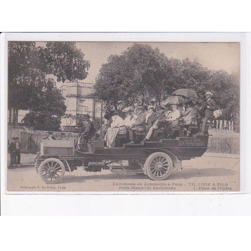 PARIS: excursions en automobile à pans, autobus/automobile - très bon état