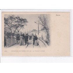 PARIS: exposition universelle de 1900, le trottoir roulant - très bon état