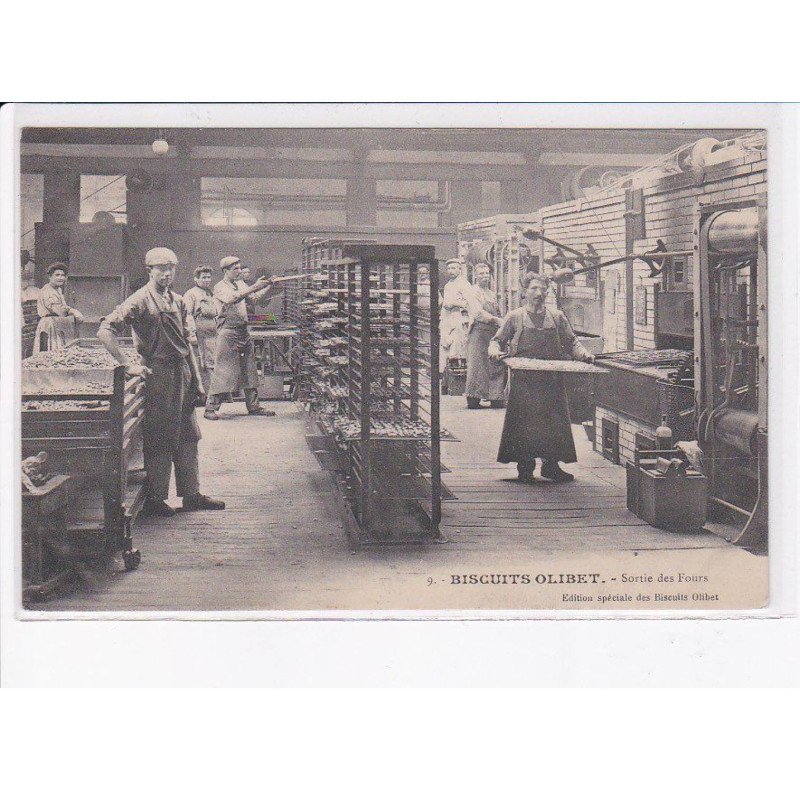 PARIS: biscuits olibet, sortie des fours - très bon état