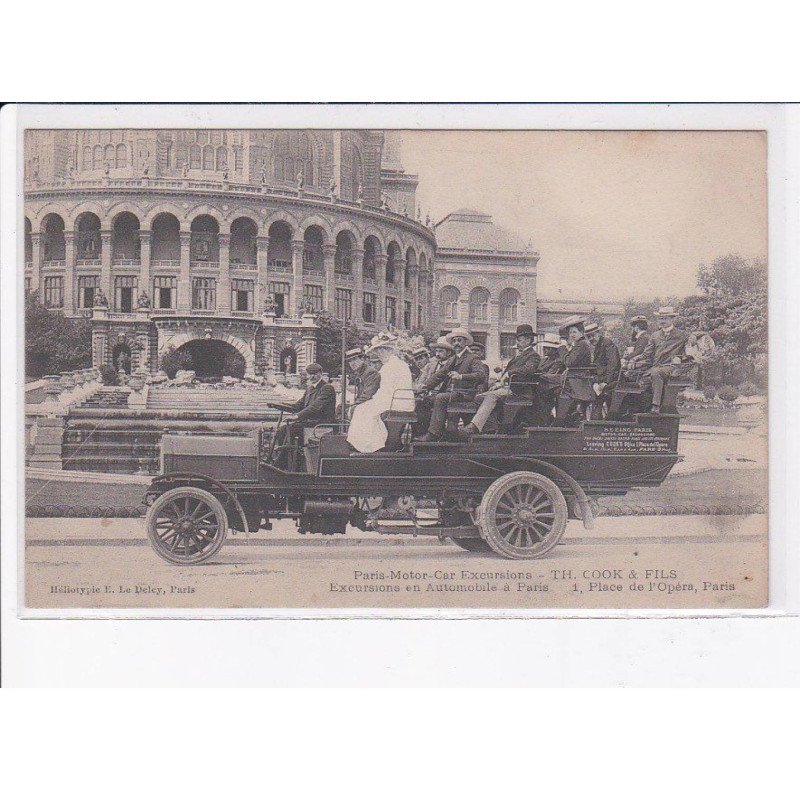 PARIS: excursions en automobile à paris, autobus/automobile - très bon état