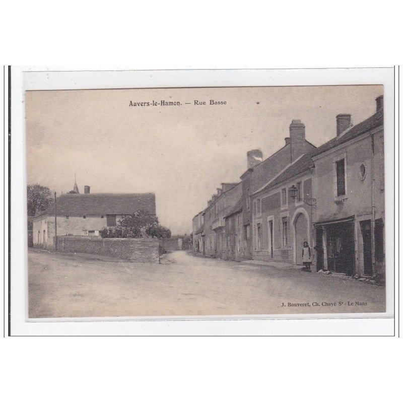 AUVERS-le-HAmON : rue basse - tres bon etat