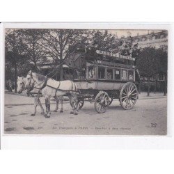 PARIS: transports à paris, omnibus à deux chevaux - très bon état