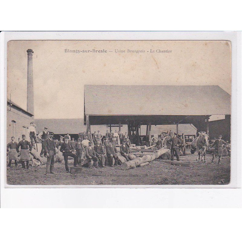 BLANGY-sur-BRESLE: usine bourgeois, le chantier - état
